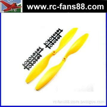 10x 45 Propeller Set yellow